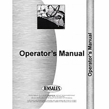 AFTERMARKET Operator Manual For Galion Grader A566 RAP72247